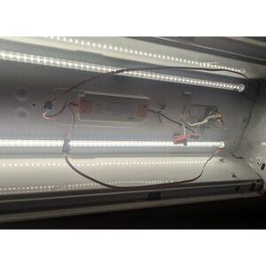 2 Pack Magnetic Mount 4 Foot LED Tube, 36W, 5400LM Super Bright, 5000K Daylight